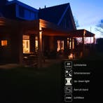 Solar LED wandlamp  Emme rond - Voordeelset van 2, Zonne-energie, Verzenden, Minder dan 50 watt, Wandlamp