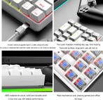 2dekans | ZIYOU LANG T8 RGB Mechanisch 68Keys gaming, Ophalen of Verzenden, Zo goed als nieuw, ZIYOULANG