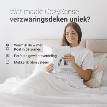 2dekans | CozySense® Verzwaringsdeken 8 kg - Weighted, Ophalen of Verzenden, Zo goed als nieuw
