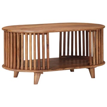 vidaXL Handgemaakte Koffietafel Teak Bruin 85 x 50 x 40 cm, Huis en Inrichting, Verzenden, Nieuw, 50 tot 100 cm, Minder dan 50 cm