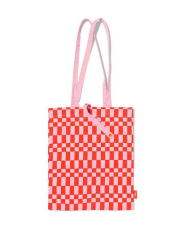 HEMA Tas canvas ruiten laag geprijsd, Verzenden, Nieuw