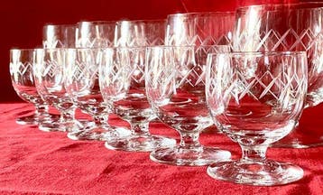 Cristalleries de Lorraine - Drinkservies (14) - Kristal -