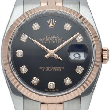 Rolex - Datejust 36 Mens Watch Jubilee 10P Diamond -, Nieuw