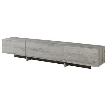TV meubel Kapipimso tv lowboard 194x31x37 cm eikenkleurig gr, Huis en Inrichting, Verzenden, Nieuw