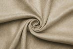 2dekans | Larson - Luxe Geweven Blackout Gordijn - Haken -, Ophalen of Verzenden, Zo goed als nieuw, Beige