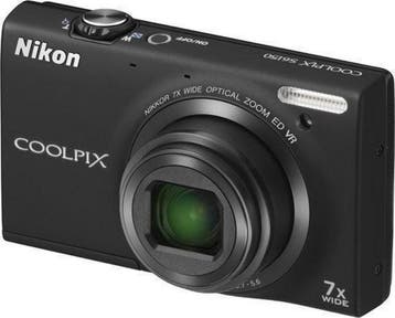 Nikon Coolpix S6150 Digitale Compact Camera - Zwart, Verzenden, Zo goed als nieuw
