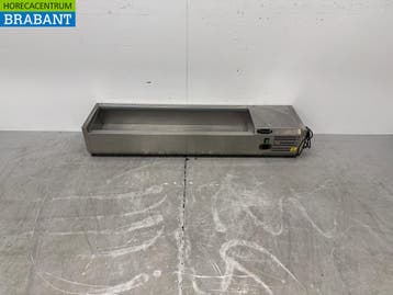 RVS Tefcold Saladière Opzet Koelvitrine 6 x 1/4 GN 140 cm, Zakelijke goederen, Horeca | Keukenapparatuur, Ophalen of Verzenden
