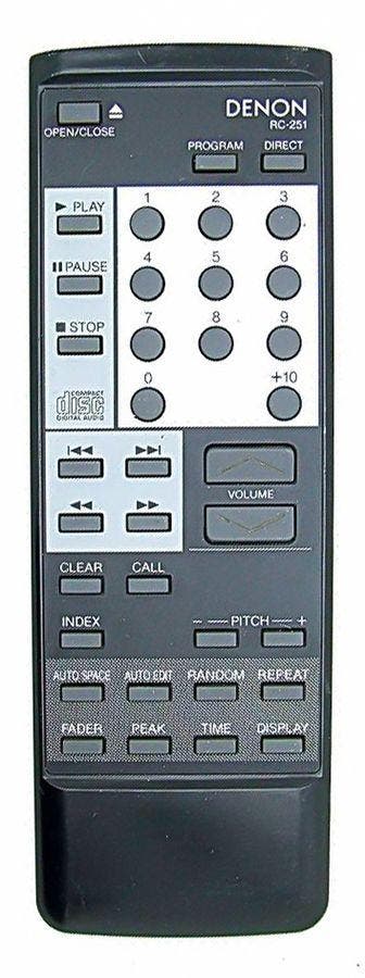 Afstandsbediening Denon rc-251 dcd-1550ar, Ophalen of Verzenden, Nieuw, Origineel