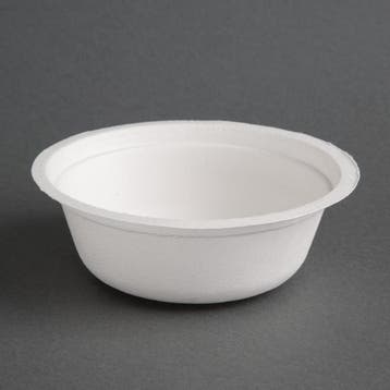 Composteerbare bagasse kommen (50 stuks), Verzenden, Nieuw in verpakking