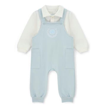 Mitch & Son Mini Boys Blue Dungarees with Logo on Front &, Ophalen of Verzenden, Nieuw