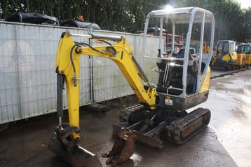 Veiling: Minigraver Wacker Neuson ET16 Diesel 14kW 2019, Ophalen, Graafmachine