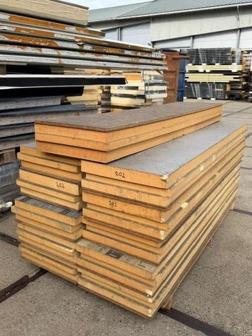 PIR met OSB  B-Keus | diverse diktes 11 stuks | OUTLETPARTIJ, 10 tot 15 m², 12 cm of meer, Muurisolatie, Nieuw