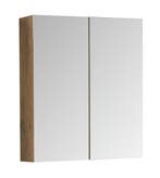 Spiegelkast Cuba 60 x 16 x 72 cm Eiken Spiegelkast Badkamer, Huis en Inrichting, Badkamer | Badkamermeubels, Verzenden, Nieuw