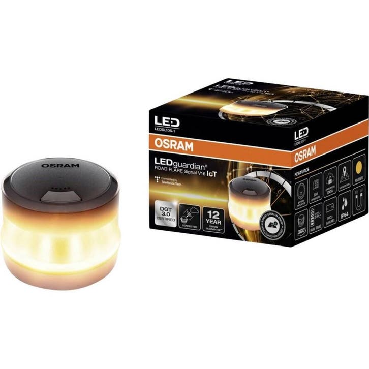 Osram LEDguardian V16 IoT DGT 3.0 Veiligheidslamp, Auto diversen, Auto-accessoires, Nieuw, Verzenden