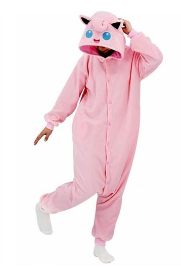 Onesie Jigglypuff Pokemon Pak Kostuum XS-S Huispak Pyjama, Carnaval, Nieuw, Ophalen of Verzenden, Kleding