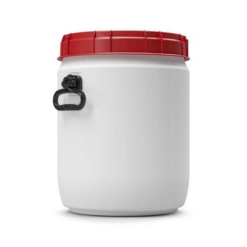 Voerton 34 liter wit