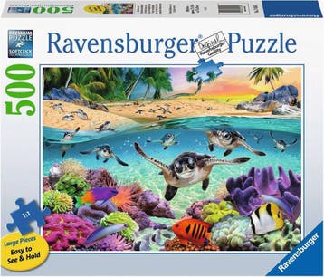 Baby Zeeschildpadden Puzzel (500 XL stukjes) | Ravensburger, Verzenden, Nieuw