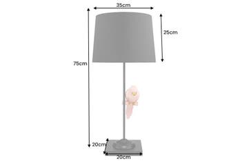 Tafellamp WILDLIFE 75cm zwart goud roze papegaai - 44815, Ophalen of Verzenden, Nieuw