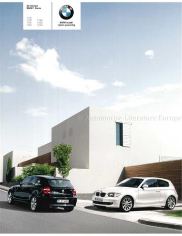 2007 BMW 1 SERIE BROCHURE NEDERLANDS, Boeken, Nieuw, BMW, Author