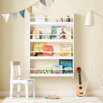 2dekans | SoBuy Kinderboekenkast - 4 Planken - 80 x 12 x 118, Huis en Inrichting, Ophalen of Verzenden, Zo goed als nieuw