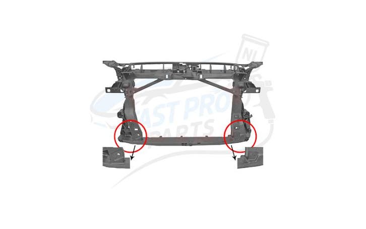 A3 Voorfront 1.2 / 1.4 TFSi (Audi), Auto-onderdelen, Carrosserie en Plaatwerk, Voor, Deur, Audi, Nieuw, 3 maanden garantie, Ophalen of Verzenden