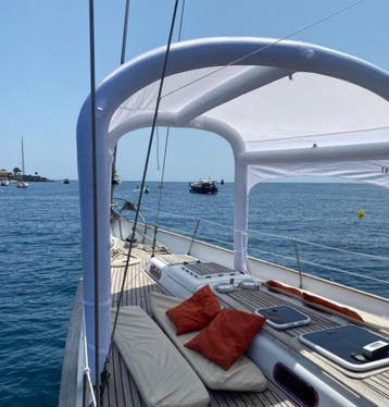 Opblaasbare Bimini Maat M - Decktent, Watersport en Boten, Accessoires en Onderhoud, Ophalen of Verzenden, Nieuw