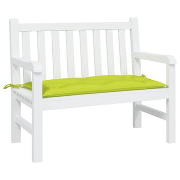 vidaXL Tuinbankkussen 100x50x7 cm oxford stof heldergroen, Verzenden, Nieuw, Groen