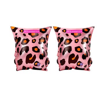 Zwembandjes panterprint roségoud 2 6 jaar, Verzenden, Nieuw