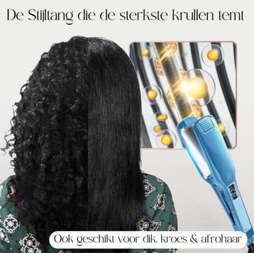 Sansbeauté® Professionele Stijltang - 2 in 1 - Krultang -, Ophalen of Verzenden, Zo goed als nieuw