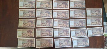 Frankrijk. - 23 x 20 Francs - Various Dates - Fayette 66, Postzegels en Munten, Bankbiljetten | Europa | Niet-Eurobiljetten