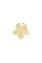 ring petal pop - Goudkleur / Eén maat, Verzenden, Nieuw