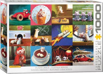 Funny Mice Puzzel (1000 stukjes) | Eurographics - Puzzels, Verzenden, Nieuw