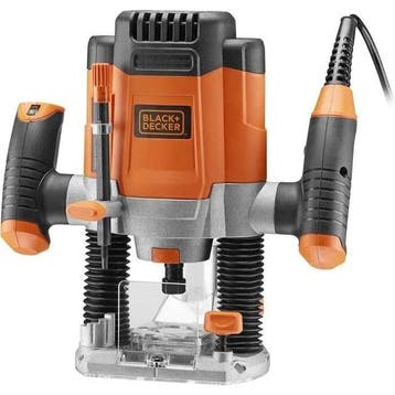 Draadloze bovenfrees - BLACK+DECKER - KW1200EKA - 1200W -..., Verzenden, Nieuw
