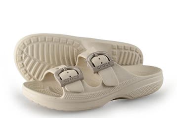 Crocs Sandalen in maat 41½ Beige, Verzenden, Beige, Sandalen of Muiltjes, Zo goed als nieuw