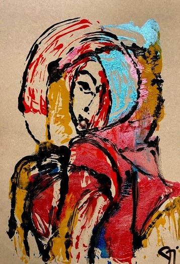 Artdanaux côtré Akoun - Le tumulte des visages