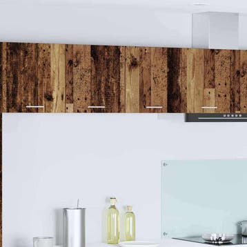 vidaXL Hangkast met opslag Oudhout 80 x 31 x 40 cm Bewerkt, Verzenden, Nieuw, Bruin