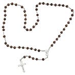 Fako Bijoux - Ketting - Rozenkrans - Sandelhout -, Sieraden, Tassen en Uiterlijk, Kettingen, Verzenden, Nieuw