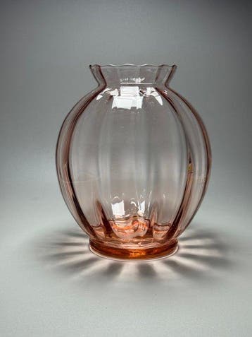 Verrière Doyen - Vaas - FLORALIE - gecatalogiseerd - Glas,, Antiek en Kunst