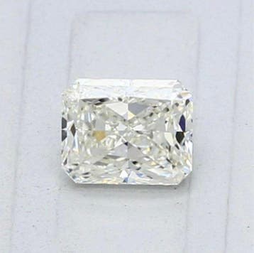 1 pcs Diamant (Natuurlijk) - 0.50 ct - Radiant - K - VVS2 -, Nieuw