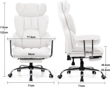 Ergonomische Bureaustoel -  Office Chair - Gamestoel - Volwa, Verzenden, Zo goed als nieuw