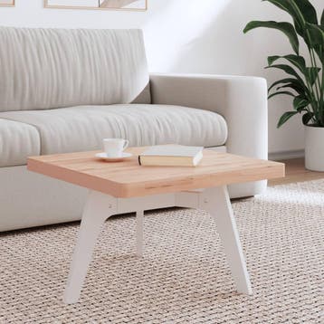 Salontafel blad beuken 60x60 | Laatste Stuk!, 50 tot 100 cm, Vierkant, Zo goed als nieuw, Tafelblad