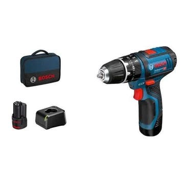 BOSCH PROFESSIONAL GSB 12V-15 klopboormachine + 2 accus..., Verzenden, Nieuw