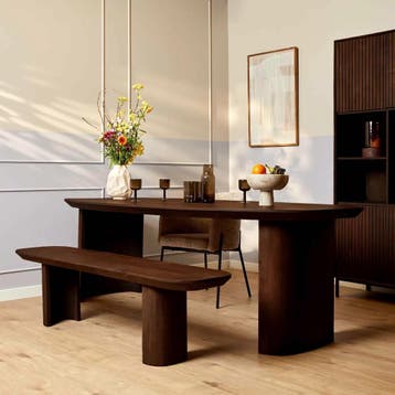 Eetkamerbank Maré Brown | 180 cm | Starfurn, Ophalen of Verzenden, Nieuw