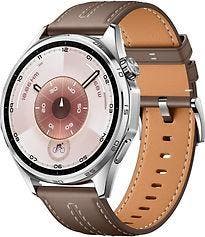 Huawei Watch GT 6 46 mm roestvrijstalen kast zilver met, Verzenden, Zo goed als nieuw