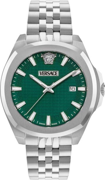 Versace VEKKA0425 Versace Luxury heren horloge 42 mm, Overige merken, Staal, Verzenden, Polshorloge