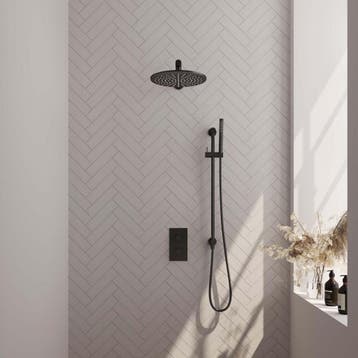 Brauer Black Carving Thermostatische Regendoucheset Inbouw -, Ophalen of Verzenden, Nieuw