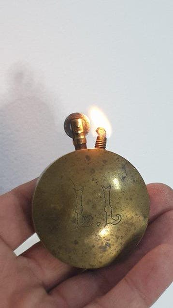 Rare Collectors Item: WWI Trench Art Lighter (Trench Art) –, Verzamelen, Nieuw