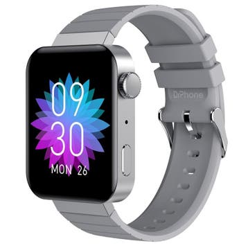 DrPhone iNX - Metalen Smartwatch Bluetooth Bellen - Microfoo, Verzenden, Nieuw