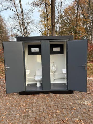 Dubbele Sanitaire Toilet Unit | Luxe en geïsoleerd, Doe-het-zelf en Verbouw, Sanitair, Ophalen of Verzenden, Nieuw, Toilet