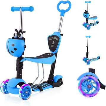 Kinderstep - 3 wielen - Kinder step jongens - LED Wielen - V, Verzenden, Zo goed als nieuw